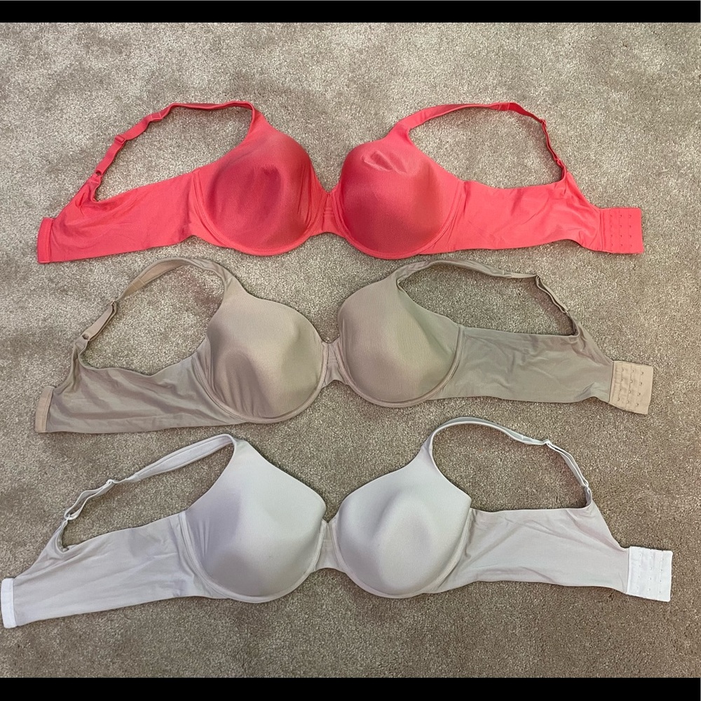 Set of 3 Smooth Cooling Touch Vanity Fair Bras